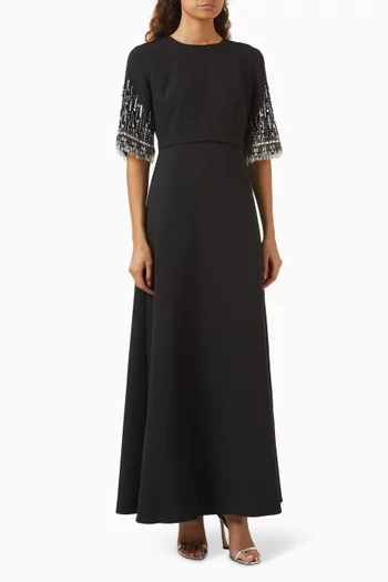 A-line Gown in Crepe