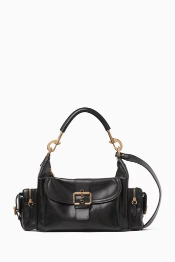 Medium Camera Bag in Leather