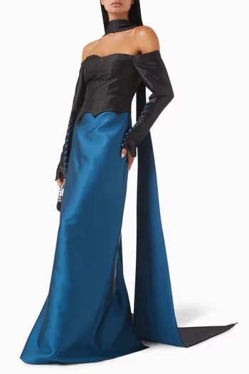 Caroline Colour-block Gown