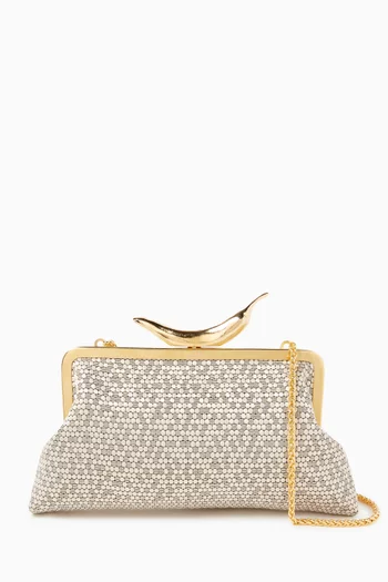 Chili Honeycomb Classic Clutch