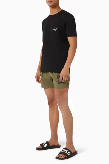 Octopus Logo Swim Shorts