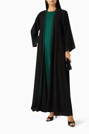 Embroidered Abaya Set