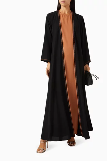 Embroidered Abaya Set