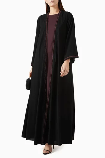 Embroidered Abaya Set