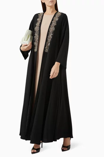 Embroidered Abaya Set