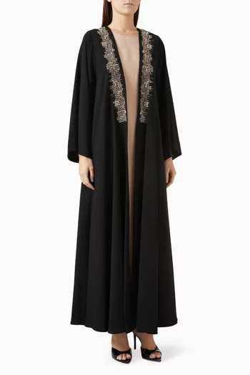 Embroidered Abaya Set