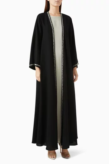 Embroidered Abaya Set
