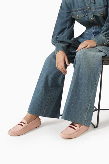 Kristy Loafers in Grained Leather