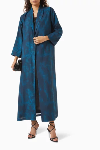 Zainah Printed Abaya in Cotton