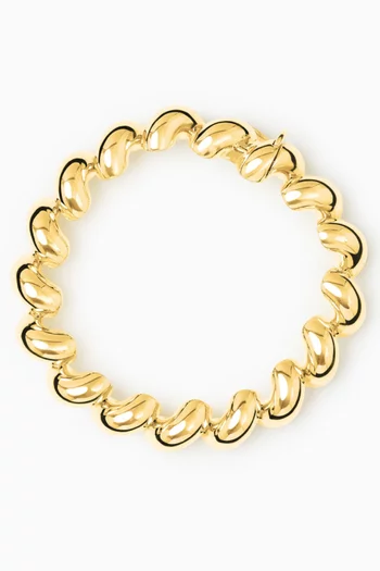 The Edith Bracelet in Gold-tone Brass