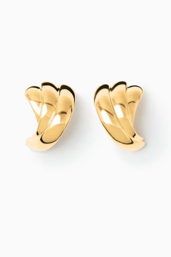 The Magda Earrings in 18kt Gold-plated Sterling Silver