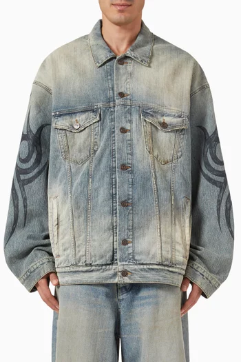 Y2K Oversized Jacket in Denim