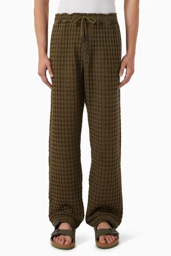 بنطال تيرتل ايورا بنسيج متشابك قطن