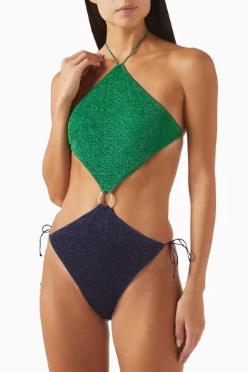 Lumière O Gem Cut-out One-piece Swimsuit