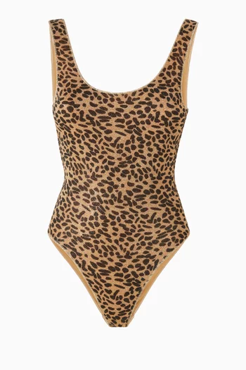 Animalier Lumière Sporty One-piece Swimsuit
