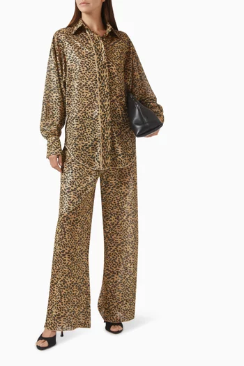 Animalier Lumière Shirt in Lurex