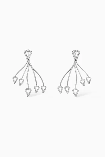 Drama Earrings in Sterling Silver