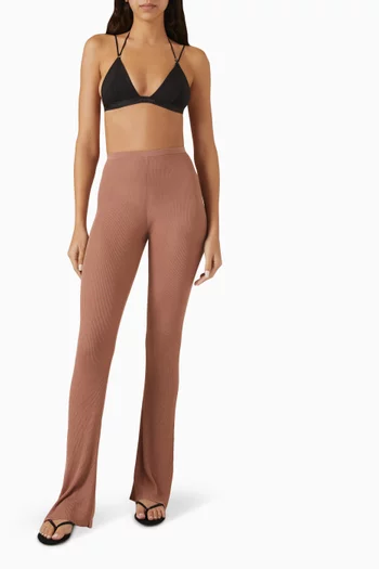 x Nensi Dojaka Project Sheer Pants in Silk-knit