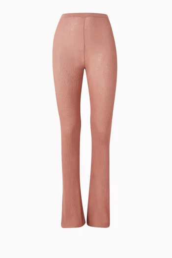 x Nensi Dojaka Project Sheer Pants in Silk-knit