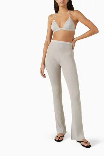 x Nensi Dojaka Project Sheer Pants in Silk-knit