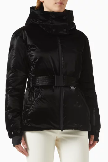 Candice Down Parka Jacket in Nylon