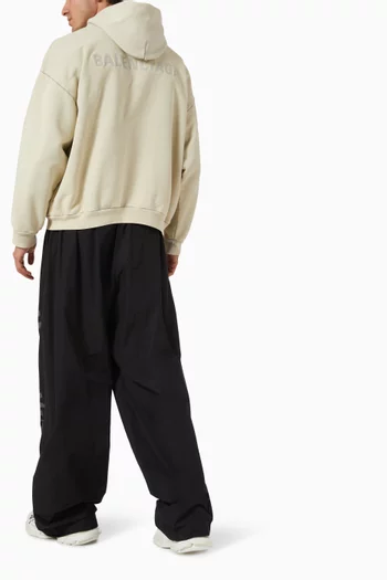 New Balenciaga Back Medium-fit Hoodie in Fleece