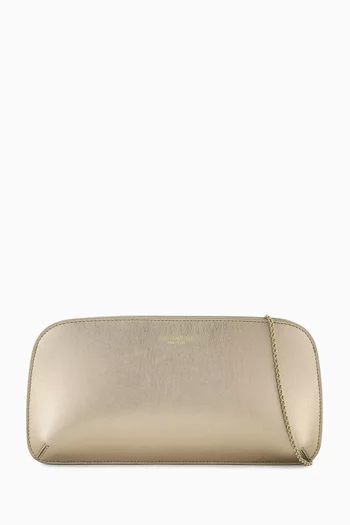 La Prima Clutch Bag in Laminated Leather