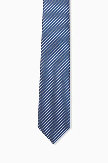 Stripe Tie in Silk