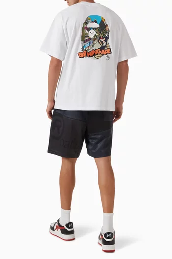 Graphic Ape Logo T-shirt in Cotton