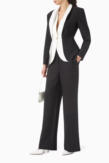 Straight Pants in Viscose