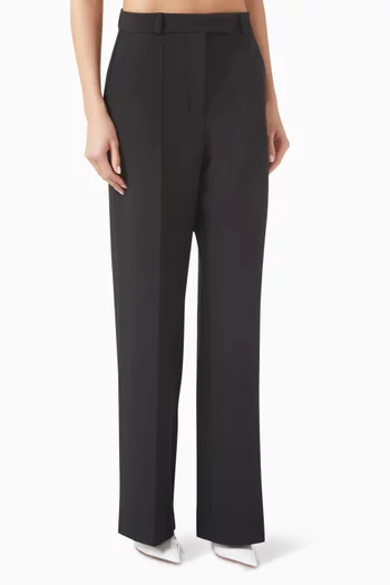 Straight Pants in Viscose