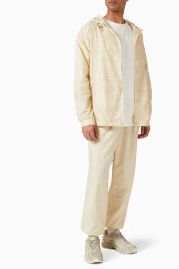 Bomber Jacket in Jacquard Nylon