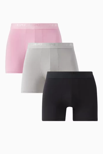 Stretch 3" Boxer Briefs, Set of 3