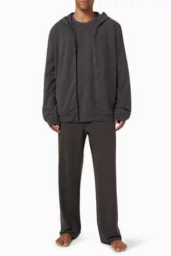 Jersey Lounge Zip-up Hoodie