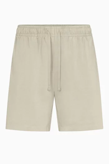 شورت مريح بقصة فضفاضة جيرسيه