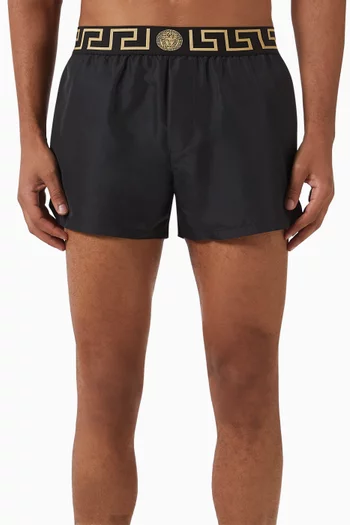 Greca Border Swim Shorts