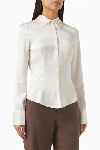 Jodie Shirt in Satin