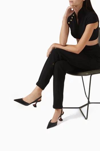 Holli 70 Slingback Pumps in Nappa Leather