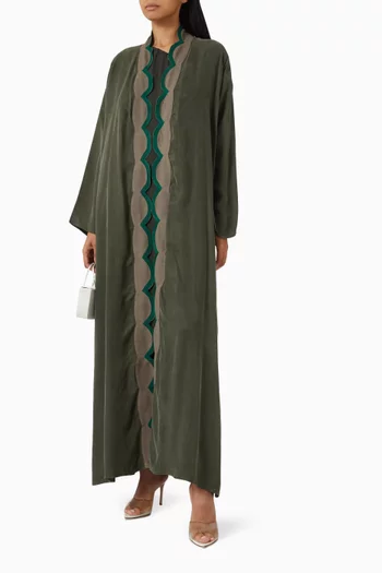 Ahoud Dune Abaya in Silk