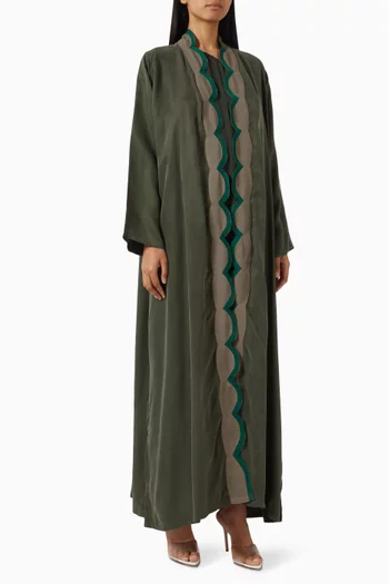 Ahoud Dune Abaya in Silk