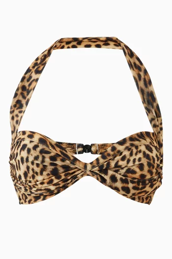 قطعة بيكيني علوية بيل بوليستر ليكرا مطاطي