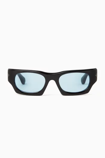 Kerewan Rectangle Sunglasses in Acetate