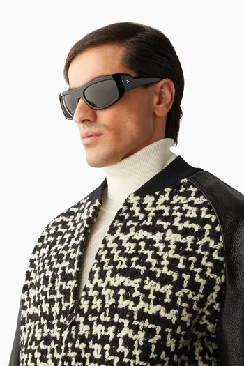 Fayaz Oversized Sunglasses in Acetate
