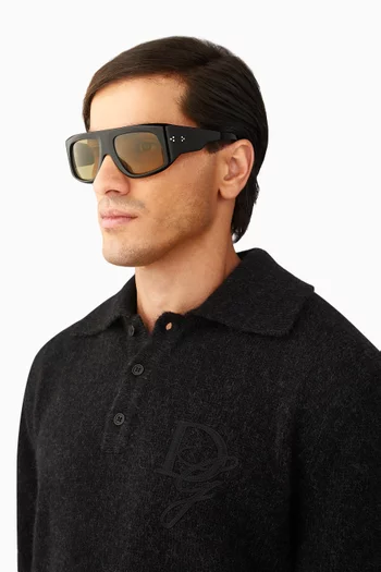 Dhat Oversized Sunglasses in Acetate