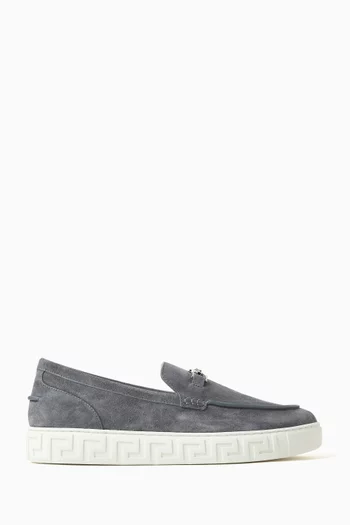 Medusa '95 Greca Loafers in Suede