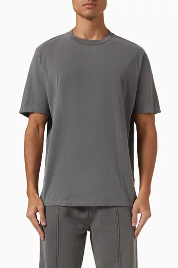 تي شيرت بقصة مربعة قطن جيرسيه