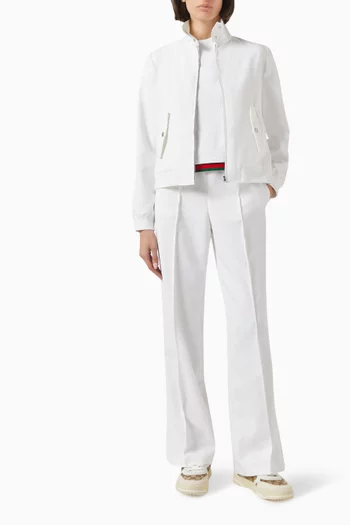 GG Zip Jacket in Jacquard