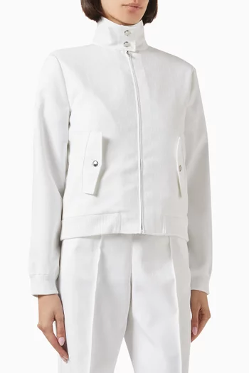 GG Zip Jacket in Jacquard