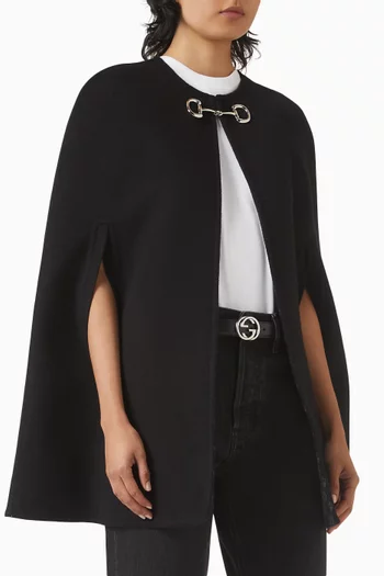 كاب بحلية لجام الحصان صوف وكشمير