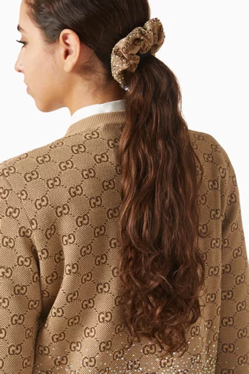 Scrunchie in GG Crystal Canvas
